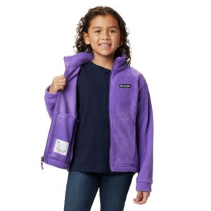 Columbia Baby Girls Benton Springs Fleece Jacket, Grape Gum, Medium