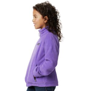 Columbia Baby Girls Benton Springs Fleece Jacket, Grape Gum, Medium