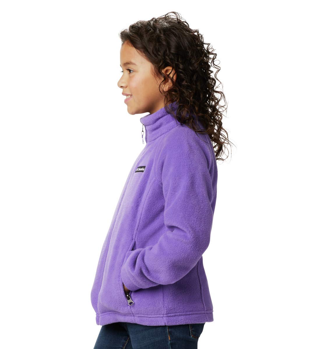 Columbia Baby Girls Benton Springs Fleece Jacket, Grape Gum, Medium