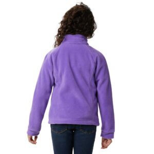 Columbia Baby Girls Benton Springs Fleece Jacket, Grape Gum, Medium