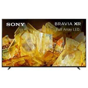 Sony XR85X90L Bravia XR 85" X90L 4K HDR Full Array LED Smart TV (2023 Model) Bundle with Deco Gear Home Theater Soundbar with Subwoofer, Wall Mount Accessory Kit, 6FT 4K HDMI 2.0 Cables and More