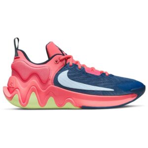 nike men's giannis immortality 2 athletic basketball shoes (dark marina blue pink) us size 9