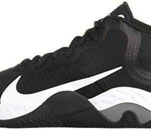 Nike Renew Elevate Mens Basketball Trainers CK2669 Sneakers Shoes (UK 11 US 12 EU 46, Black White Smoke Grey 001)