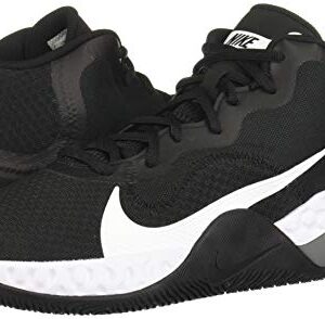 Nike Renew Elevate Mens Basketball Trainers CK2669 Sneakers Shoes (UK 11 US 12 EU 46, Black White Smoke Grey 001)