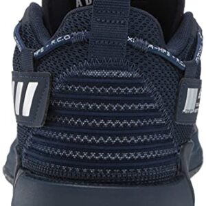 adidas Unisex Dame 7 Extply Basketball Shoe, Team Navy Blue/White/Team Navy Blue, 11 US Men