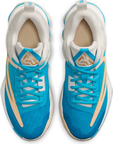 NIKE Men's Sneaker Three Quarters Tall, Phantom Blue Lightning Ice Peach, 13