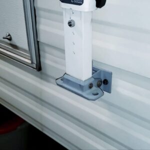 EXCELFU Mounting Bracket for Domestic Sun Chaser, Bottom Bracket Assembly Awning Arm Replacement for RV Camper Trailer