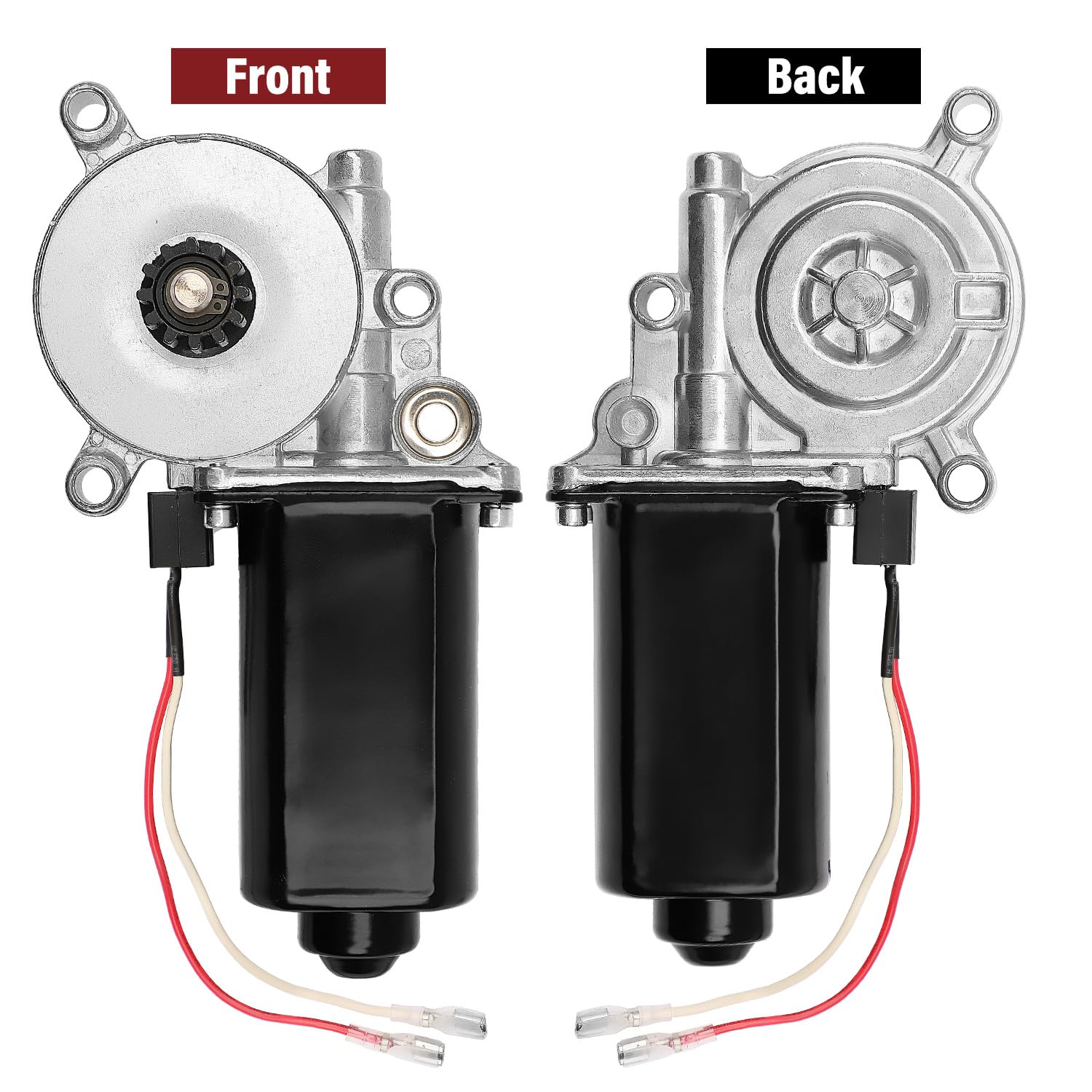 Fexhull RV Awnings Motor Fit for Universal Motor | Fit for Solera Power Awnings with Dual Connectors, 75-RPMm and 12-Volt DC, Replace# 266149