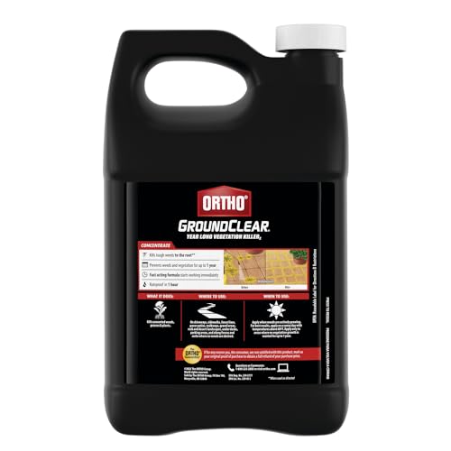 Ortho GroundClear Year Long Vegetation Killer2 Concentrate, Kills and Prevents Weeds Up to 12 Months, 1 gal.