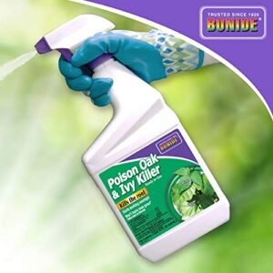 Bonide Poison Oak & Ivy Killer, 32 oz Ready-to-Use Spray for Home Gardening, Fast-Acting Formula Kills the Roots