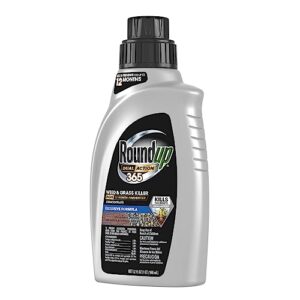 Roundup Dual Action 365 Weed & Grass Killer Plus 12 Month Preventer Concentrate, Kills & Prevents for up to 1 Year, 32 fl.oz.