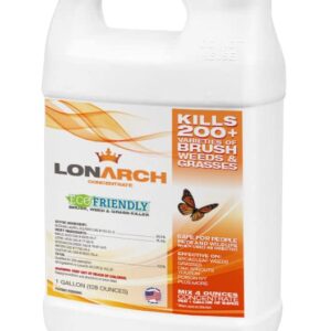 Lonarch Weed & Grass Killer (1 Gallon Concentrate) Eco-Friendly Solution - Safe for Pets, People, and Wildlife…