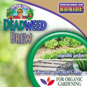 Bonide Captain Jack's Deadweed Brew, 128 oz Ready-to-Use with Attached Power Sprayer, Controls All Types of Weeds and Grasses, For Organic Gardening