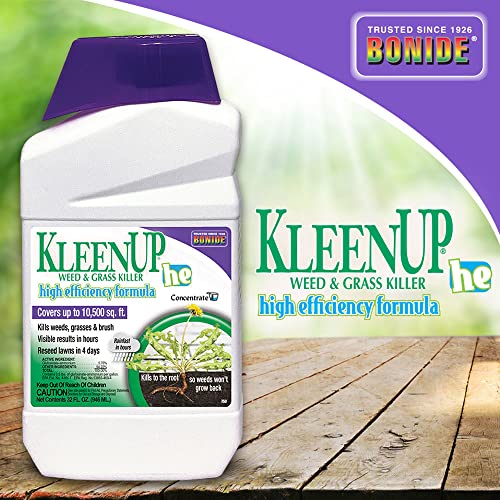 Bonide KleenUP He High Efficiency Weed & Grass Killer Concentrate, 32 oz