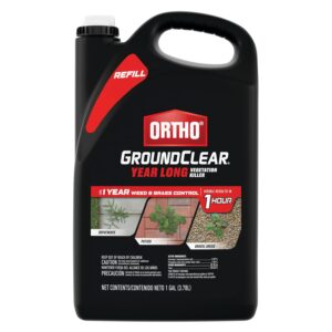 ortho groundclear year long vegetation killer refill, kills and prevents weeds up to 12 months, 1 gal.