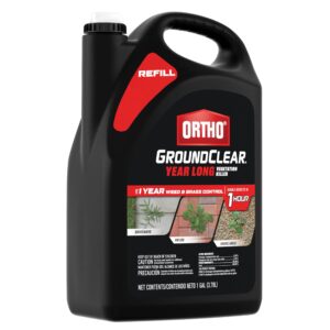 Ortho GroundClear Year Long Vegetation Killer Refill, Kills and Prevents Weeds Up to 12 Months, 1 gal.