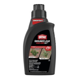 ortho groundclear year long vegetation killer2 concentrate, kills and prevents weeds up to 12 months, 32 fl. oz.