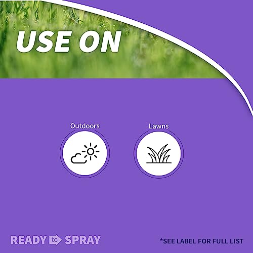 Bonide Liquid Weed & Feed 20-0-0, 32 oz Ready-to-Spray Weed Control and Fertilizer for Outdoor Lawn & Garden Use