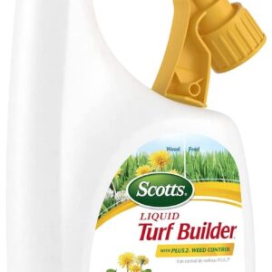 Scotts Turf Builder Weed Control 25-0-2 5000 Sq. Ft. Liquid, Spray Phos Free 32 Oz