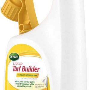 Scotts Turf Builder Weed Control 25-0-2 5000 Sq. Ft. Liquid, Spray Phos Free 32 Oz