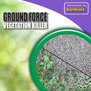 Bonide Flagline Ground Force Vegetation Killer, 128 oz Concentrate Provides Year Long Protection Against Weeds, Grasses & Roots