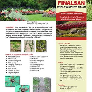 Finalsan Organic Herbicide Total Vegetation and Weed Killer Concentrate Roundup Glyphosate Alternative