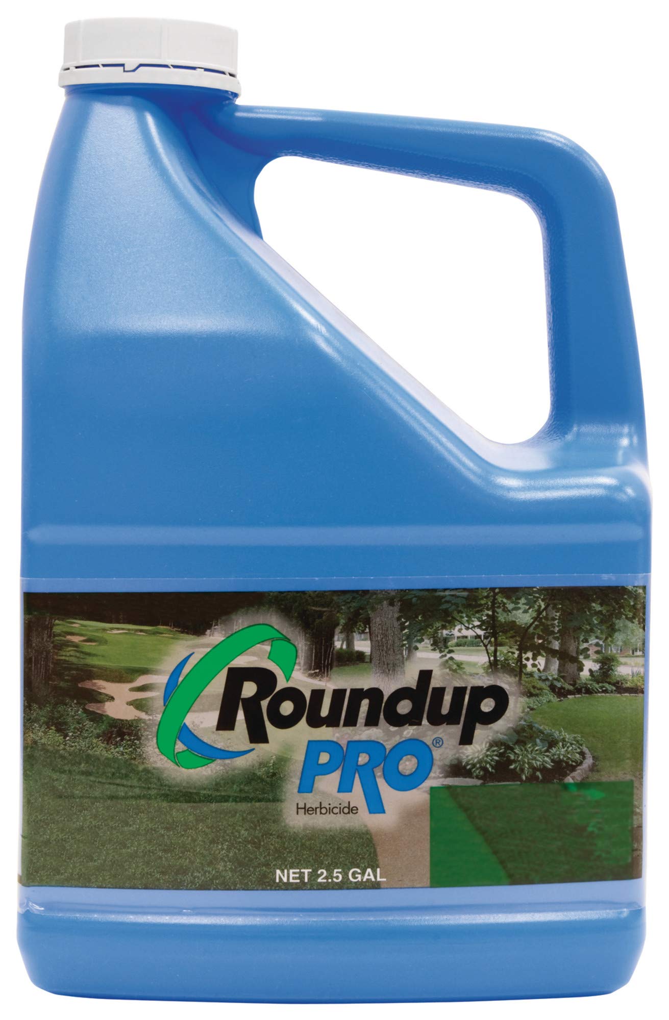 Roundup Pro Herbicide Industrial Weed Control for Annual and Perennial Weeds such as Woody Brush, Trees, and Vines, 2.5 Gal.