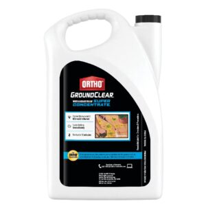 Ortho GroundClear Weed and Grass Killer Super Concentrate1: Treats up to 8,960 sq. ft., Fast Acting, Kills to the Root, 1 gal.