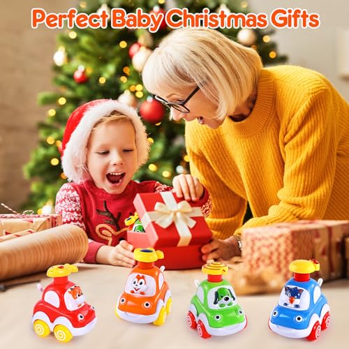 Palmatte Cars Toys for 1 Year Old Boy Birthday Gift Press and Go Car for 2 Years Old Boy Cars for Toddlers 1-3 Baby Toys 12-18 Months Gifts for 1 2 3 Year Old Boy