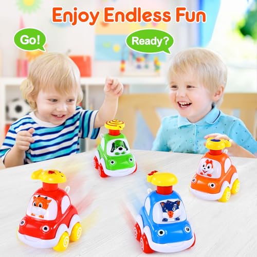 Palmatte Cars Toys for 1 Year Old Boy Birthday Gift Press and Go Car for 2 Years Old Boy Cars for Toddlers 1-3 Baby Toys 12-18 Months Gifts for 1 2 3 Year Old Boy