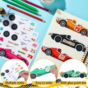 36 Sheets Car Stickers for Your Kids Make Your Own Stickers Car Themed Birthday Party Decor Car Racing Gifts Party Favor Supply Reward Educational Toy Art Craft(Race Car)