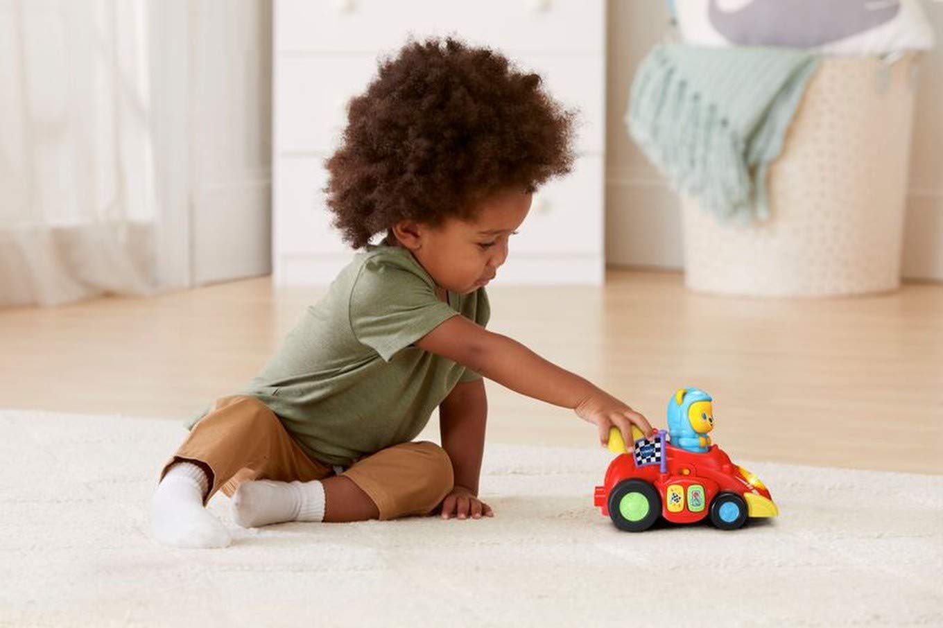 Vtech Baby Race-Along Bear Baby Toy Car For Ages 12-36 Months