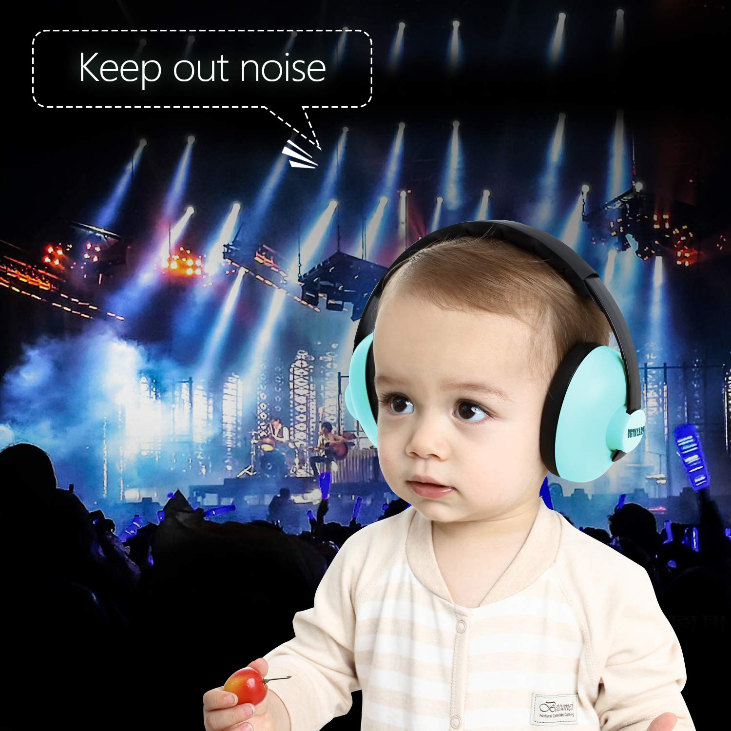 BBTKCARE Earmuffs Infant Hearing Protection Baby Headphones Noise Cancelling Headphones for Babies for 3 Months to 3 Years