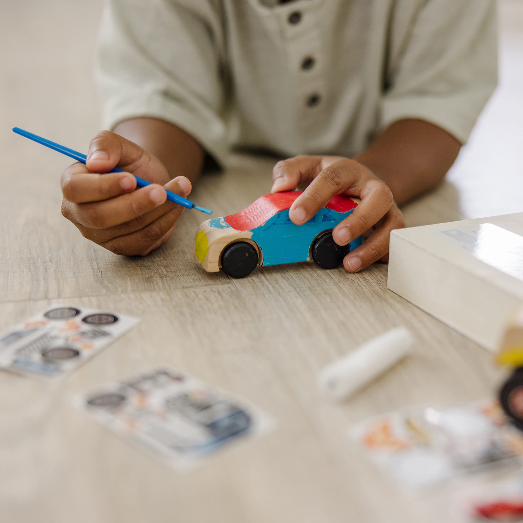 Melissa & Doug Created by Me! Race Car Wooden Craft Kit