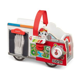 Melissa & Doug PAW Patrol Marshall's Wooden Rescue EMT Caddy (14 Pieces) - PAW Patrol Take-Along Pretend Play First Responder Rescue Kit, PAW Patrol Toddler Toy For Girls And Boys Ages 3+