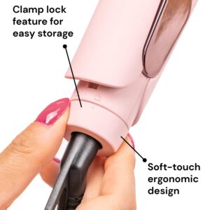 L'ANGE HAIR Le Titane 1.75” Titanium Flat Iron Hair Straightener and Curler 2 in 1 | Best Curling Flat Iron for All Hair Types | Dual Voltage Flat Iron for Travel | Hair Straightening Irons