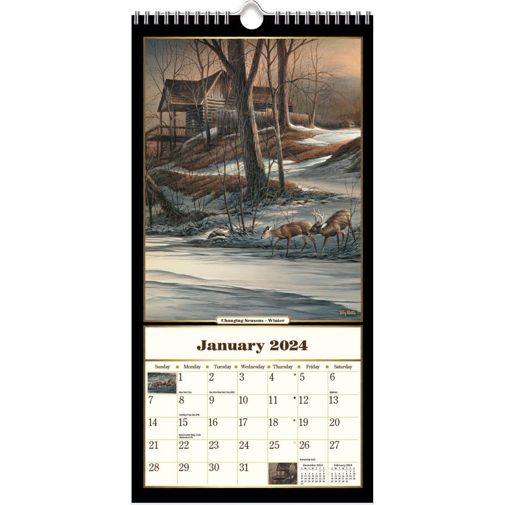 LANG Terry Redlin 2024 Vertical Wall Calendar (24991079142)