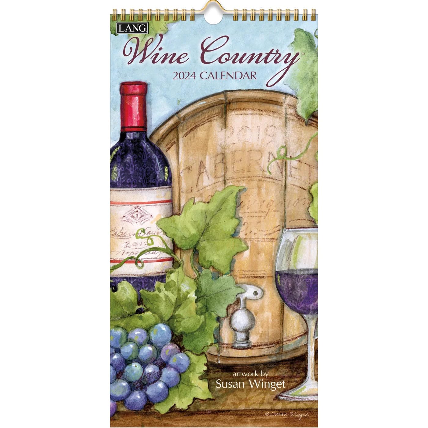 LANG Wine Country 2024 Vertical Wall Calendar (24991079143)