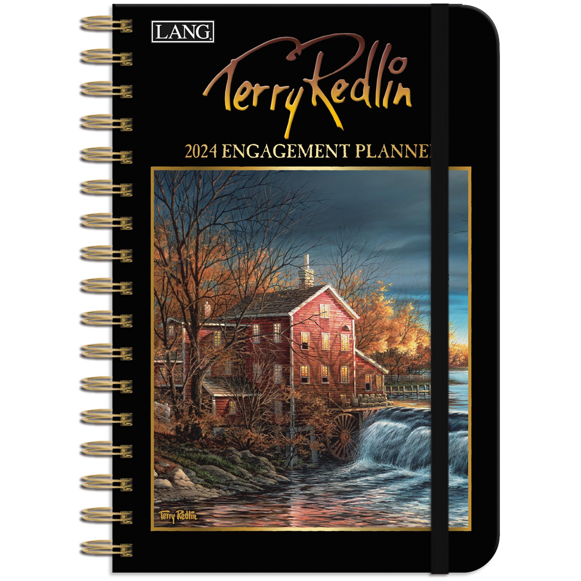 LANG Terry Redlin 2024 Spiral Engagement Planner (24991011107)