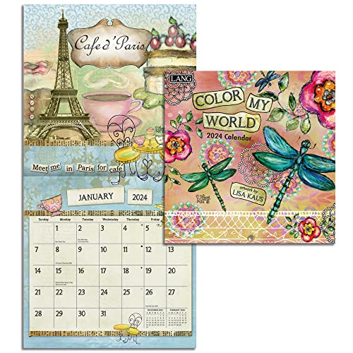 LANG Color My World 2024 Mini Wall Calendar (24991079239) Multi