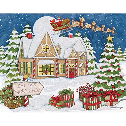 Lang Santa'S Workshop Boxed Christmas Cards (1004894)