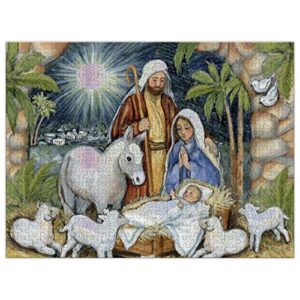 lang nativity puzzle - 500 pc luxe (5042006)