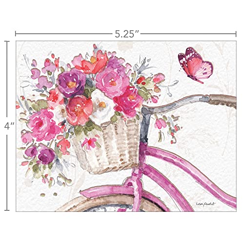 LANG Blush Bicycle Boxed Note Cards (1005382)