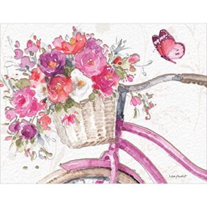 lang blush bicycle boxed note cards (1005382)