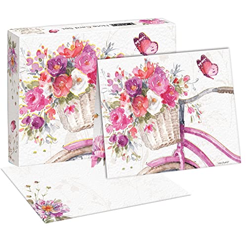 LANG Blush Bicycle Boxed Note Cards (1005382)