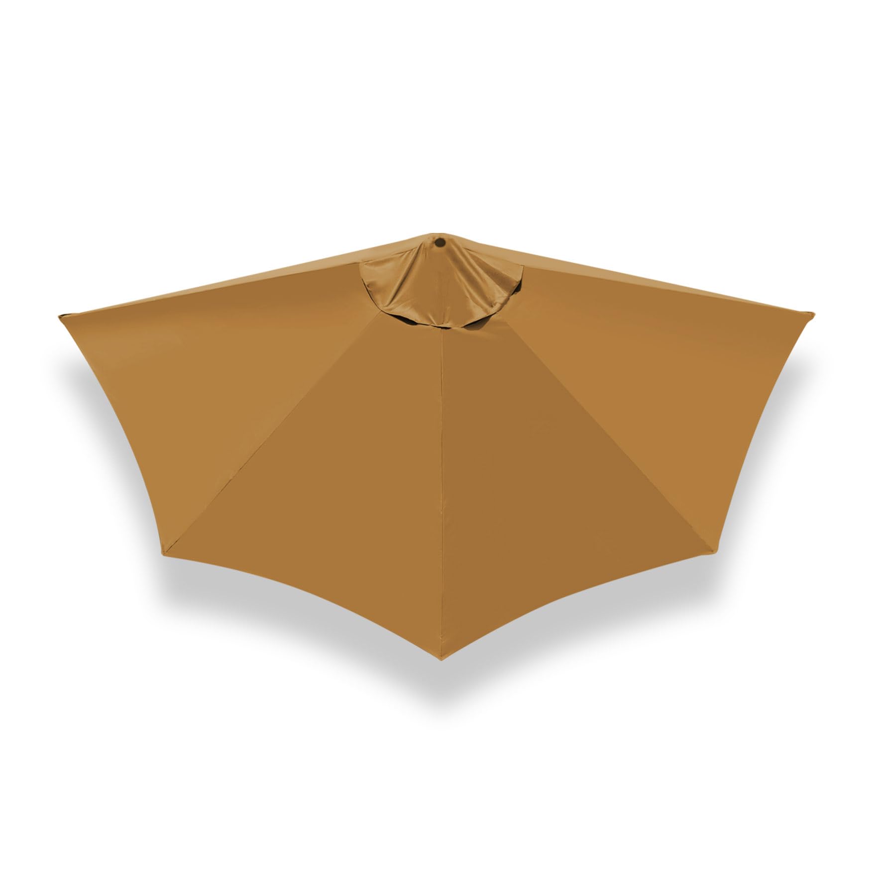 Strong Camel Replacement Canopy Cover Only for 9ft 5 Ribs Half Patio Umbrella (Canopy Cover Only) (Tan)