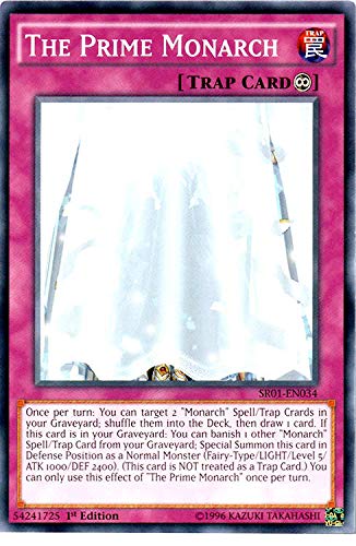 Yu-Gi-Oh! - The Prime Monarch (SR01-EN034) - Structure Deck: Emperor of Darkness - Edition - Common