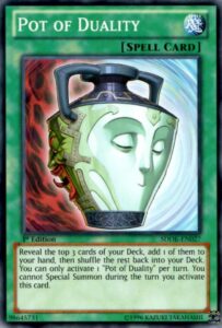 yu-gi-oh! - pot of duality (sdok-en027) - structure deck: onslaught of the fire kings - 1st edition - common