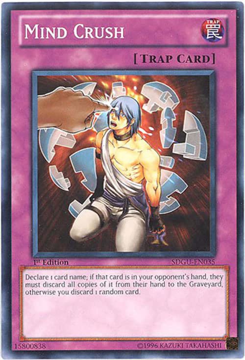 Yu-Gi-Oh! - Mind Crush - SDGU-EN035 - Common - Unlimited - Structure Deck: Gates of The Underworld