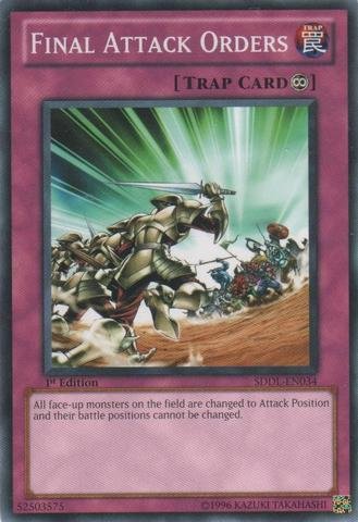 Yu-Gi-Oh! - Final Attack Orders (SDDL-EN034) - Structure Deck: Dragunity Legion - 1st Edition - Common